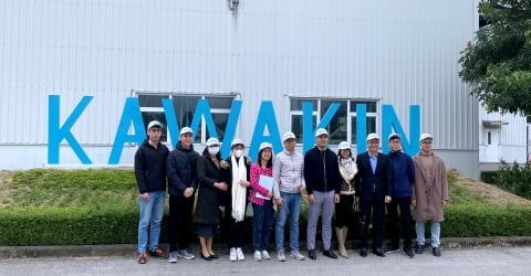 Kỹ sư của A-ETC tham quan nhà máy Kawakin (Hưng Yên) và nhà máy IIA (Hải Phòng).